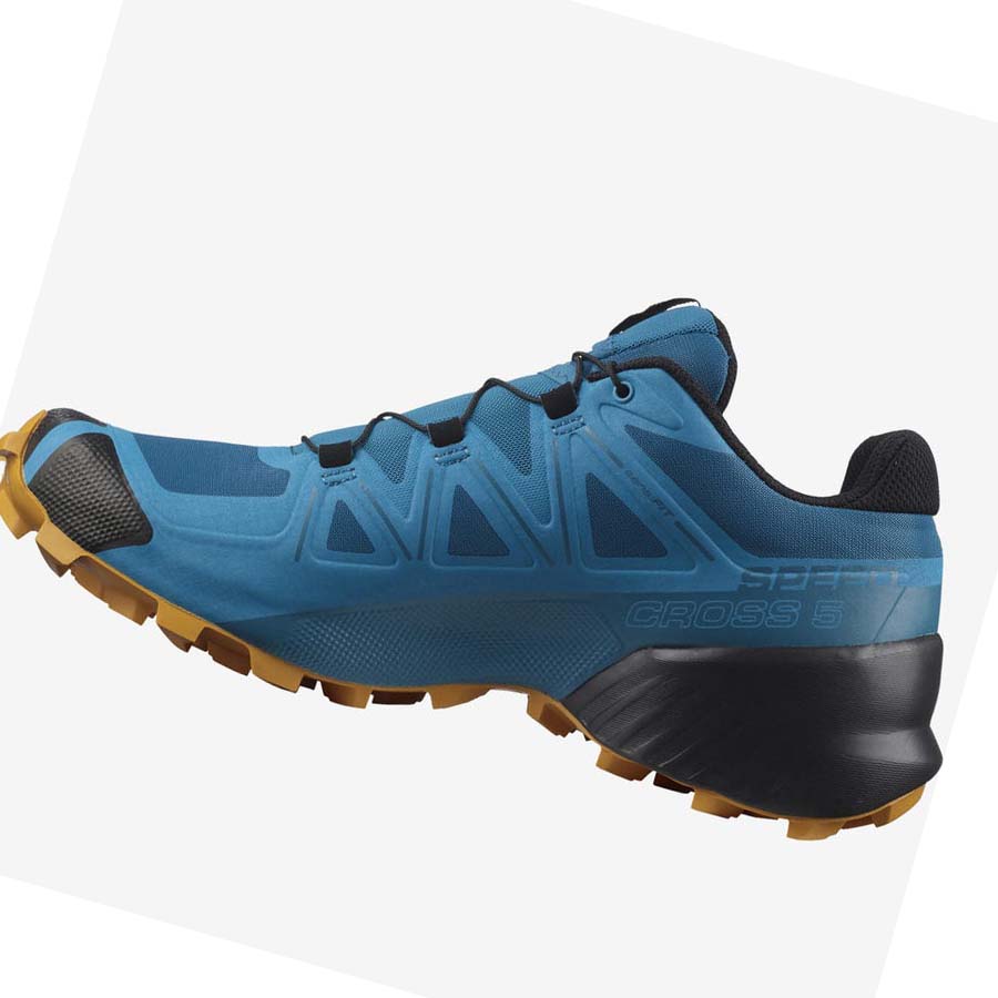 Tenis Para Trail Running Salomon SPEEDCROSS 5 Hombre Azules | MX 3514WNB